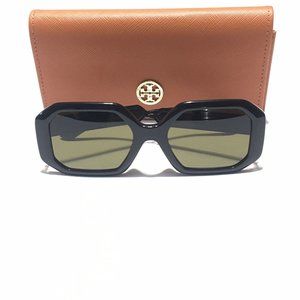 Tory Burch Sunglasses Women TY7160U-183513 Fashion 52mm Black with Case